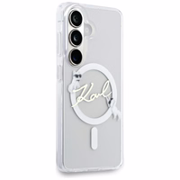 Karl Lagerfeld IML KC Script MagSafe Maciņš for Samsung Galaxy S26 Plus - caurspīdīgs
