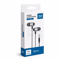 Austiņas ar vadu 3,5 mm Blue Star M09 1,2 m melnas