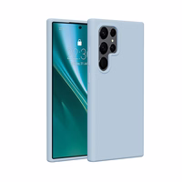 Etteri Silikona maciņš for Samsung Galaxy S25 Ultra gaiši zils