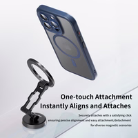 Rock Guard Touch Matte Series Magnētiskais viedtālruņa apvalks Iphone 16 Pro Max zils