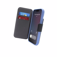 PURO Folio MagSafe maciņš - maciņš 2in1 iPhone 14 Pro / 13 Pro (melns)