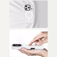 Benks Magnetic Lucid Armor maciņš (K069) iPhone 17 Pro balts (Camera Control poga)