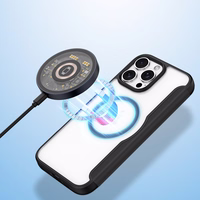 Dux Ducis Skin X Pro viedtālruņa apvalks iPhone 16 Pro Max ar MagSafe un atveramu vāciņu - melns