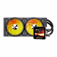 CPU water cooling DE240 (melns)