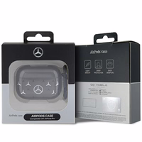 Mercedes MEAP8DPMGS AirPods Pro apvalks ar lielas zvaigznes rakstu, melns