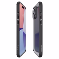 Spigen Ultra Hybrid viedtālruņa apvalks iPhone 15 Pro Max - Caurspīdīgs melns