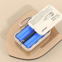 Power Bank Dudao "K14" Smilšu 10000mAh (PD / QC3.0) + Type-C / Lightning kabelis