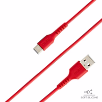 SBS TECABLEMICROC15R USB-A - USB-C kabelis 1.5 m - sarkans
