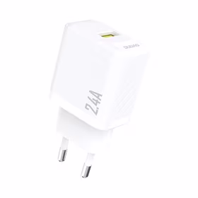 Dudao A23 2.4A USB-A lādētājs – balts