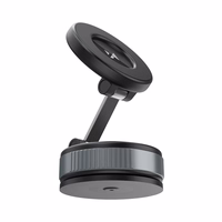 Wozinsky WUSM-01 magnētiskais automašīnas turētājs paneļa / vējstikla stiprinājumam - melns