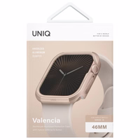 Uniq apvalks Valencia Apple Watch Series 46mm – zelta/zelta