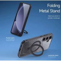 Maciņš Dux Ducis "Aimo Mag Stand" Samsung S931 S25 melns