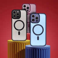 VARIETE MAG COVER magnētiskais viedtālruņa apvalks, saderīgs ar MagSafe, IPHONE 17, tumši zils