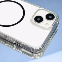 Anti Shock Thin Mag maciņš for iPhone 17 Air 6,6" melns