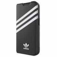 Adidas OR Viedtālruņa apvalks Booklet PU iPhone 14 Pro melns/balts 50196