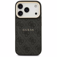 GUESS viedtālruņa apvalks (m) IPHONE 17 Pro ar MagSafe saderīgs PU 4G W/ Classic - melns