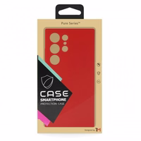 Phone Maciņš "TM Pure Silicone" priekš Apple iPhone 14 / Sarkans / (Blister)