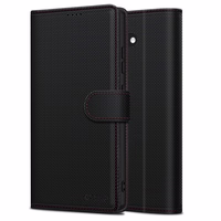 TECH-PROTECT WALLET RS IPHONE 16E MELNS/SARKANS Tech-Protect Wallet viedtālruņa apvalks iPhone 16e - melns