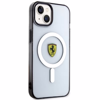 Ferrari FEHMP14SURKT iPhone 14 6.1" caurspīdīgs cietais viedtālruņa apvalks kontūras magnētiskais (MagSafe)