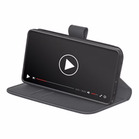 Puro atverams viedtālruņa apvalks ar maku Samsung Galaxy S25 Ultra - melns