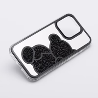 TEDDY BEAR viedtālruņa apvalks IPHONE 13 PRO melns