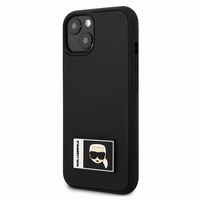 Viedtālruņa apvalks Karl Lagerfeld Ikonik Patch Case iPhone 13 - melns