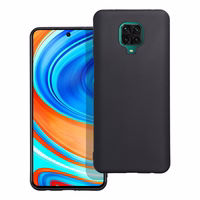MATT viedtālruņa apvalks XIAOMI Redmi Note 9 Pro melns