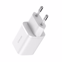 Sienas lādētājs Dux Ducis C80 Super Si - USB + Type C - PD 30W QC 3.0 18W 3A balts