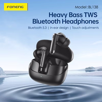 Foneng Bluetooth austiņas TWS BL138 melnas