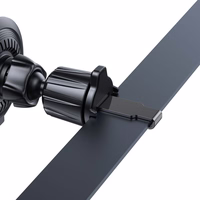 Tech-Protect MM15W-V4 automašīnas tālruņa turētājs ar MagSafe 15W indukcijas lādētāju, stiprināms pie ventilācijas restes - melns