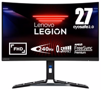 Lenovo Legion R27fc-30 LED display 68.6 cm (27") 1920 x 1080 pixels Full HD melns