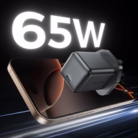 Joyroom JR-TCG18 65W sienas lādētājs 1 x USB-C (UK spraudnis) - melns