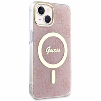 Guess GUHMP14SH4STP iPhone 14 / 15 / 136.1" rozā/rozā hardcase 4G MagSafe