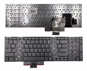 Keyboard Lenovo: Thinkpad Edge E520, E525 (ar frame)