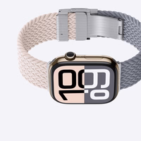 Komplekts 2 AmazingThing Blend siksniņa Apple Watch 45/46/49mm - Rozā-Pelēka/Rozā