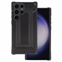 Armor Carbon viedtālruņa apvalks Samsung Galaxy S23 Ultra melns