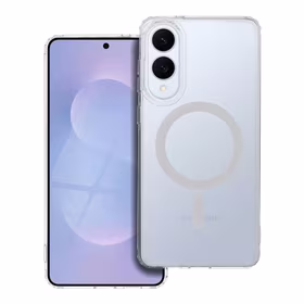 FROST MAG COVER viedtālruņa apvalks, saderīgs ar MagSafe, paredzēts SAMSUNG S25 Edge, matēti caurspīdīgā krāsā