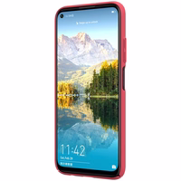 Nillkin Super Frosted Shield - maciņš Huawei P40 Lite / Nova 7i / Nova 6 SE (Bright sarkans)