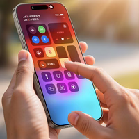 Rock Aizsargstikls HD pilna pārklājuma ar antistatisku īpašību iPhone 17 Pro Max