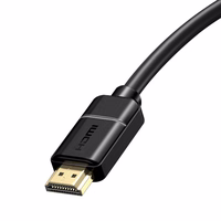 Baseus HDMI 2.0 kabelis 4K 60 Hz 3D HDR 18 Gbps 3 m melns (CAKGQ-C01)