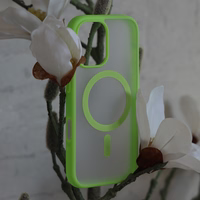 Liavec mīksts maciņš priekš Iphone 17 zaļš