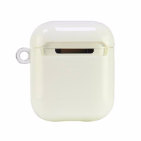 Audi IML ģeometrisks raksts AirPods 1 / 2 apvalks - balts