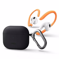 Uniq Nexo apvalks AirPods 3 + silikona ausu āķi - pelēks