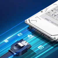 Ugreen SATA 3.0 kabelis 0.5m melns (US217)