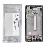 ServicePack LCD ekrāns SAMSUNG A53 5G A536B GH82-28024A melns
