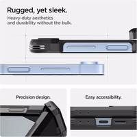 Spigen Tough Armor Pro Mag Magnētiskais viedtālruņa apvalks Samsung Galaxy Z Flip 6 / 7 FE - melns
