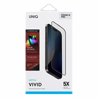 Uniq Optix Vivid aizsargstikls ar aplikatoru iPhone 16 Pro