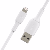 USB kabelis Belkin Boost Charge no USB-A uz Lightning 1,0 m, balts