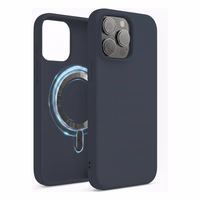 Maciņš "TM MagSafe Silicone" iPhone 14 Pro Max / Vētras zils /