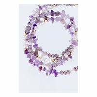 STONE tālruņa siksniņa, tālruņa piekariņš / auklas garums 82 cm (41 cm cilpā) / ap kaklu – violets